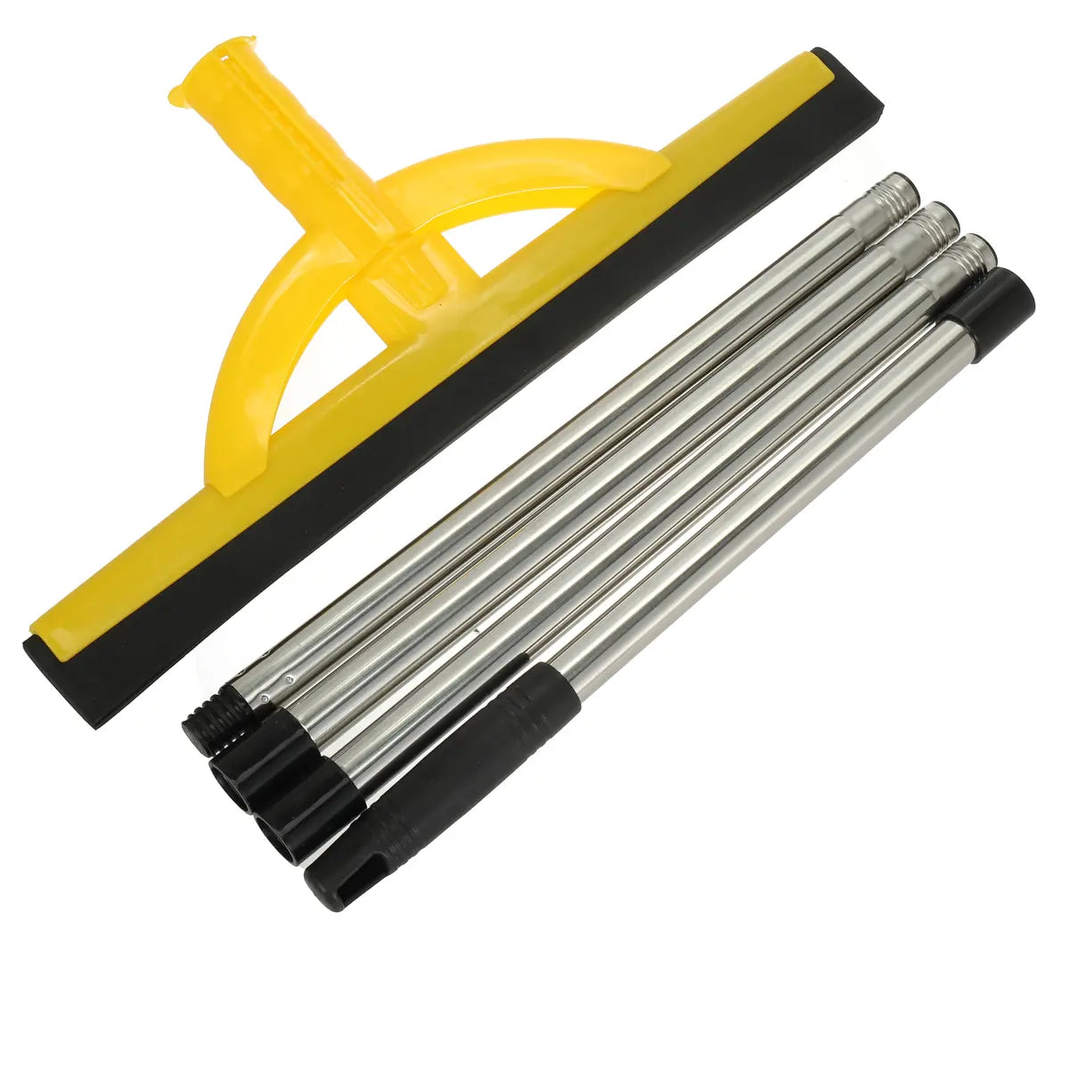 2-in-1 Heavy-Duty Floor Squeegee & Mop with Extendable Handle