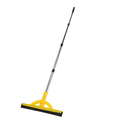 2-in-1 Heavy-Duty Floor Squeegee & Mop with Extendable Handle